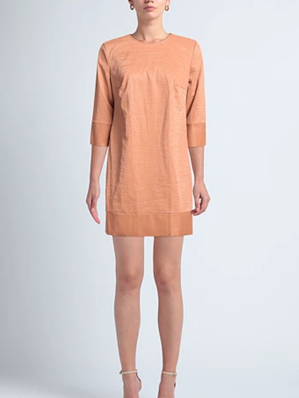 CROCO Dress By Wolford Small Camel Color  Dress With Crocodile Design